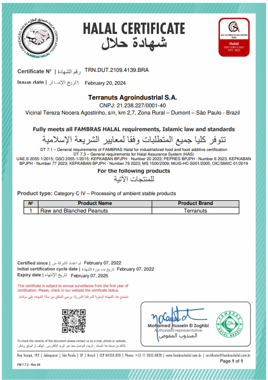 Halal Certificated